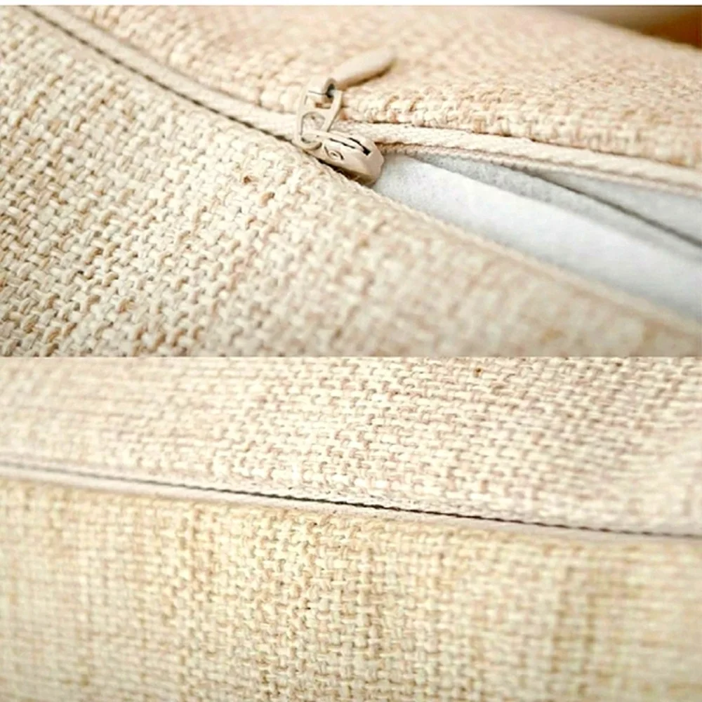 New Home Deco Linen Blend Glam Pillow Case